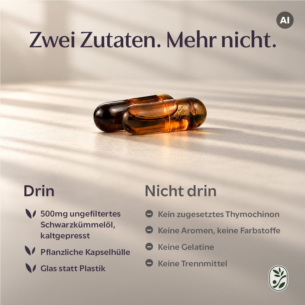 Schwarzkümmelöl Kapseln extra aktiv ungefiltert - 60 Kapseln - nedura