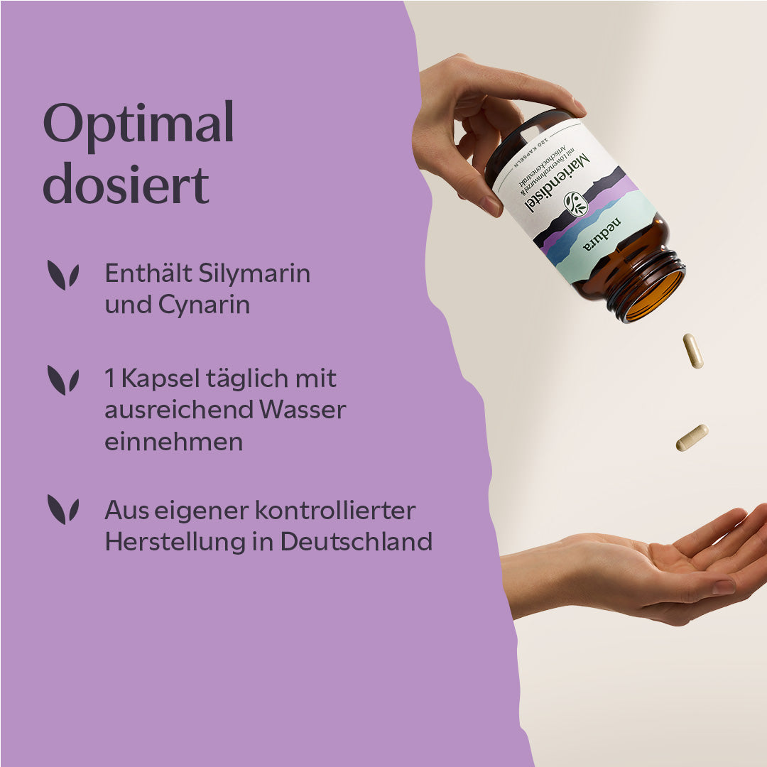Mariendistel mit Löwenzahnwurzel & Artischockenextrakt