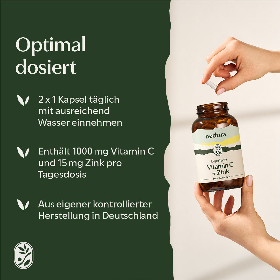 Gepuffertes Vitamin C + Zink