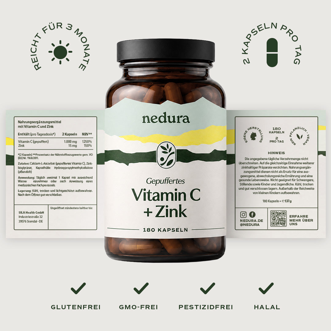 Gepuffertes Vitamin C + Zink