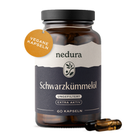 Schwarzkümmelöl Kapseln extra aktiv ungefiltert, 60 Kapseln